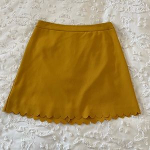 Banana Republic scalloped skirt